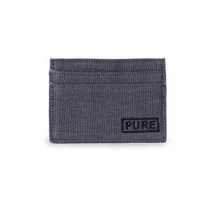  Credit Card Holder 11x8 - 4 compartments Gray - Pure