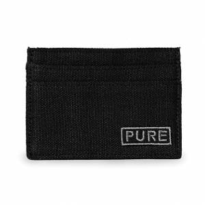 Credit Card Holder 11x8 - 4 compartments Black - Pure