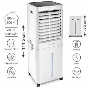 Trotec - Aircooler, cooler, humidifier, PAE 81 fan