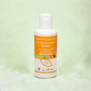 Biodermoliquido neutral body cleanser and shampoo 500ml - Verdesativa