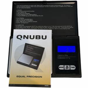 Qnubu - Equal Precision Digital Scale (0.01g to 200g)