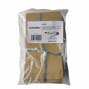 Qnubu - 7g Kraft Double-Sided Anti-Odour Zip Bags 10x16,5cm (50pcs)