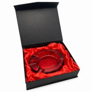 RAW Thick Ashtray Ruby With Gift Box
