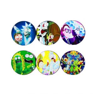 Metal Grinder Cartoons 50mm - 4 Parts