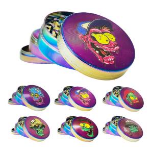 Metal Grinder Rainbow Monsters 4 Parts - 50mm