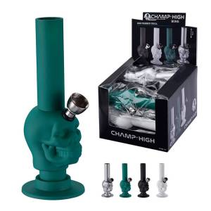 Champ High Skull Silicone Bong Mix Colors