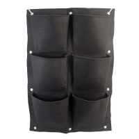 Hanging modular felt pot - 6 pockets