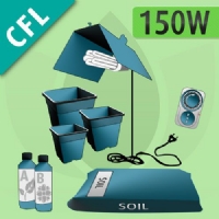 Micro Grow Kits 1 Plant Hydroponics Europe Indoor Indoor Grow Kit Soil 150w Cfl
