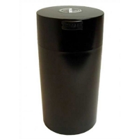 TightVac - Airtight container 1,3L - Black/Black cap