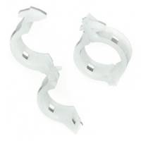 Plastic support clips for plant