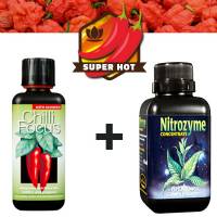Nutrients Chilli Grow Kit  - 2 x 300ml (Chilli Focus + Nitrozyme)
