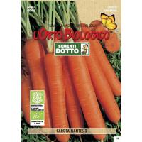 CARROTT NANTES 3 3,9gr  - Bio Garden Seeds by Sementi Dotto