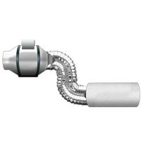 Eco Kit Aspirazione Aria Bi-Turbo con Filtro Carbone Ø 20CM - Portata 1080 m3/h