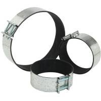 Clamp for round ducts with microporous rubber mm 200
