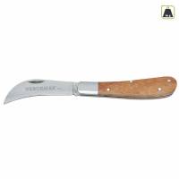 Multipurpose grafting knife by Verdemax with Wooden handle - 18cm