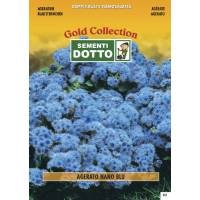 Ageratum Dwarf Blue (Ageratum houstonianum)  - Gold Seeds by Sementi Dotto 0.6gr