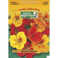 Dwarf Nasturtium (Tropaeolum majus) - Gold Seeds by Sementi Dotto 4.9gr