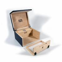Fum Box Small B4CC - Table Box with Humidifier - Black
