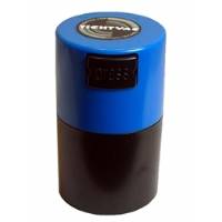 Tightvac - Minivac airtight container with vacuum seal 0.12L Black/Clear Blue cap