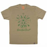 Dna - Mens Garden Tools Tee Olive-Green L