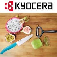 Kyocera - Ceramic Fruit and Vegetable Knife FK110WH Blue Handle