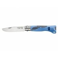 Opinel Coltello Punta Tonda Bimbi N°07 Outdoor Blu
