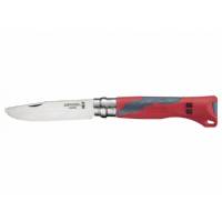 Opinel Coltello Punta Tonda Bimbi N°07 Outdoor Rosso