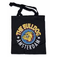 The Bulldog - Black Cotton Bag