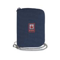 Wallet with chain 13x10x2,5cm Blue - Pure