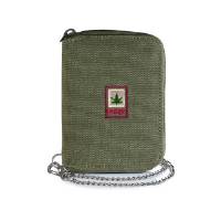 Wallet with chain 13x10x2,5cm Khaki - Pure