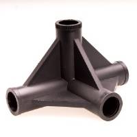 4 way connector for 22mm poles