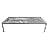 Draining tray with support table 204x100cm