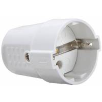 Schuko socket 230V/16A - White