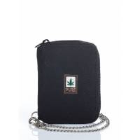 Wallet with chain 13x10x2,5cm Black - Pure
