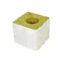 Rockwool cube 10x10x6,5 cm hole 22/30 - 1pc