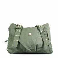 Handbag Vegan Line 34x26x11cm Khaki - Pure