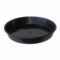Black Round Saucer 40cm