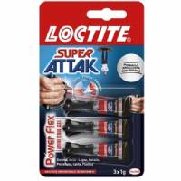 Loctite Super Attak Mini Trio Power Flex 3X1G