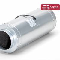 Helical extractor - CAN-FAN - iSO-MAX silenced 3 speeds 16cm / 430m3 / h