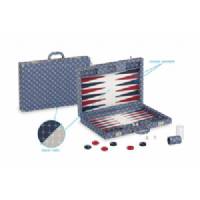Prestige Backgammon Suitcase - Blue - Dal Negro