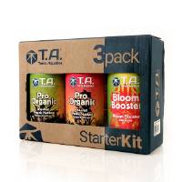 Starter Kit Pro Organic (ex Go Thrive) Grow + Bloom + Bloom Booster - Terra Aquatica by GHE