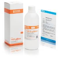 GroLine - 1413 µS / cm EC standard solution with certificate of analysis, 230 ml bottle