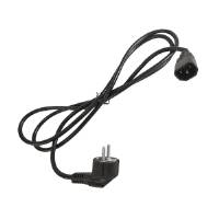 Schuko power cable 200cm with female IEC socket