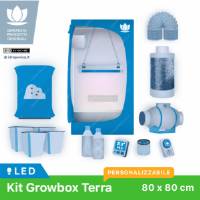 Soil Kit Growbox - 80x80cm LED