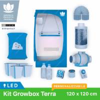 Soil Kit Growbox - 120x120cm LED