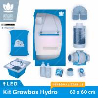 Kit Growbox Hydro - 60x60cm LED
