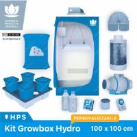 Kit Growbox Hydro - 100x100cm HPS 400W