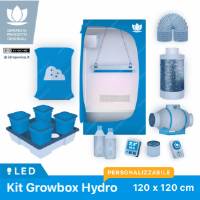 Kit Growbox Hydro - 120x120cm LED