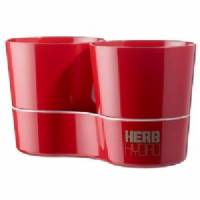 Hydro Herbs Double Pot - Red
