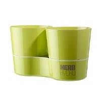 Hydro Herbs Double Pot - Green